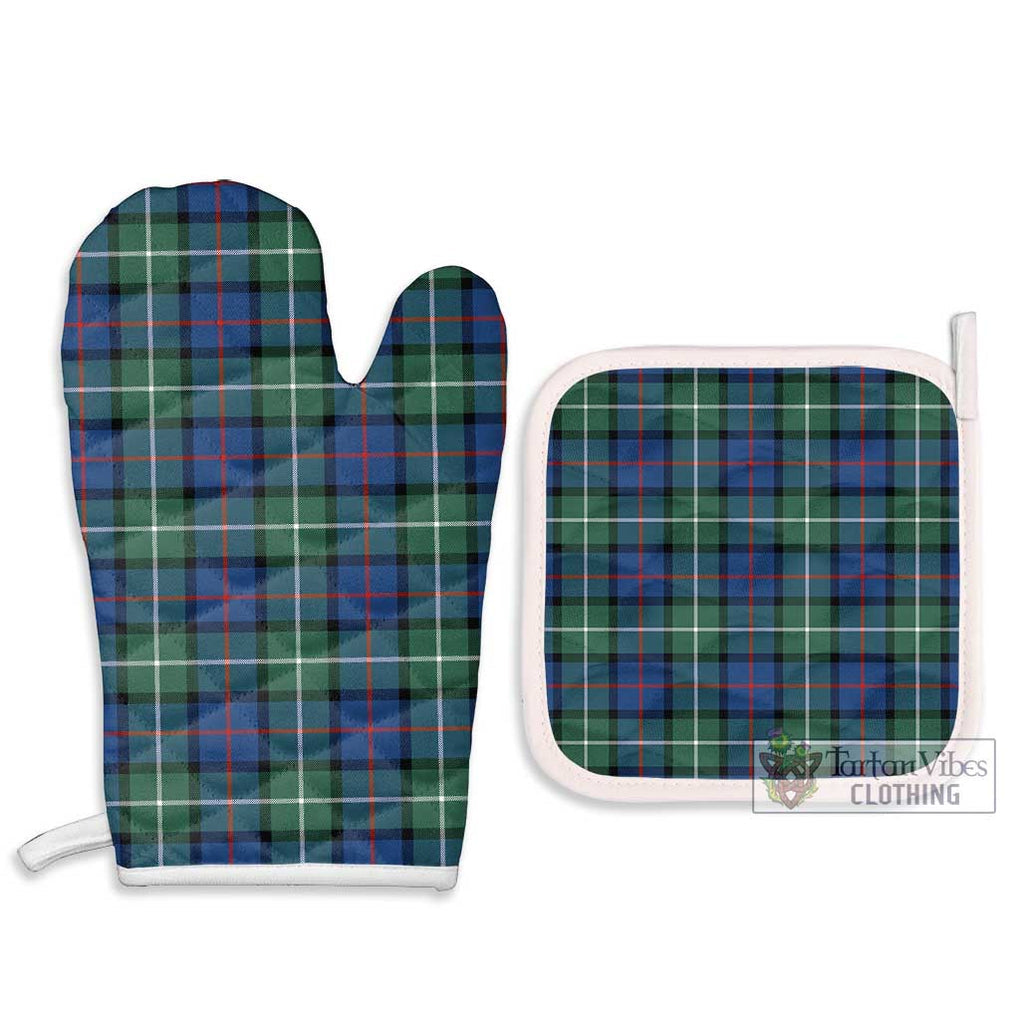 Davidson of Tulloch Tartan Combo Oven Mitt & Pot-Holder Combo 1 Oven Mitt & 2 Pot-Holder White - Tartan Vibes Clothing