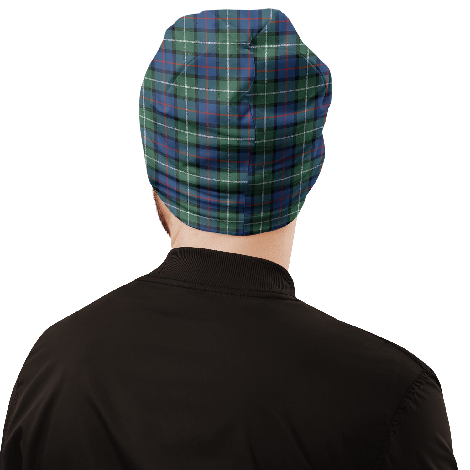 Davidson of Tulloch Tartan Beanies Hat with Family Crest - Tartan Vibes Clothing