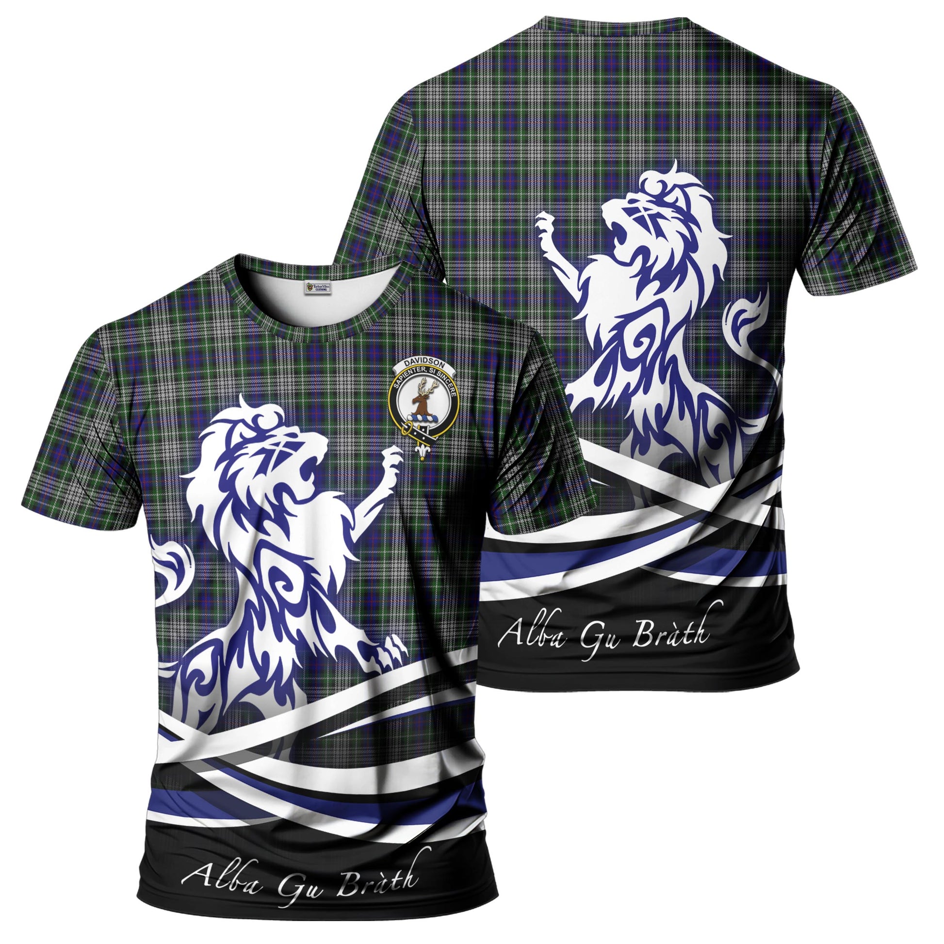 davidson-of-tulloch-dress-tartan-t-shirt-with-alba-gu-brath-regal-lion-emblem