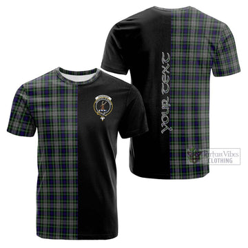 Davidson of Tulloch Dress Tartan Cotton T-shirt with Family Crest and Half Of Me Style