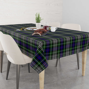 Davidson of Tulloch Dress Tartan Tablecloth with Family Crest