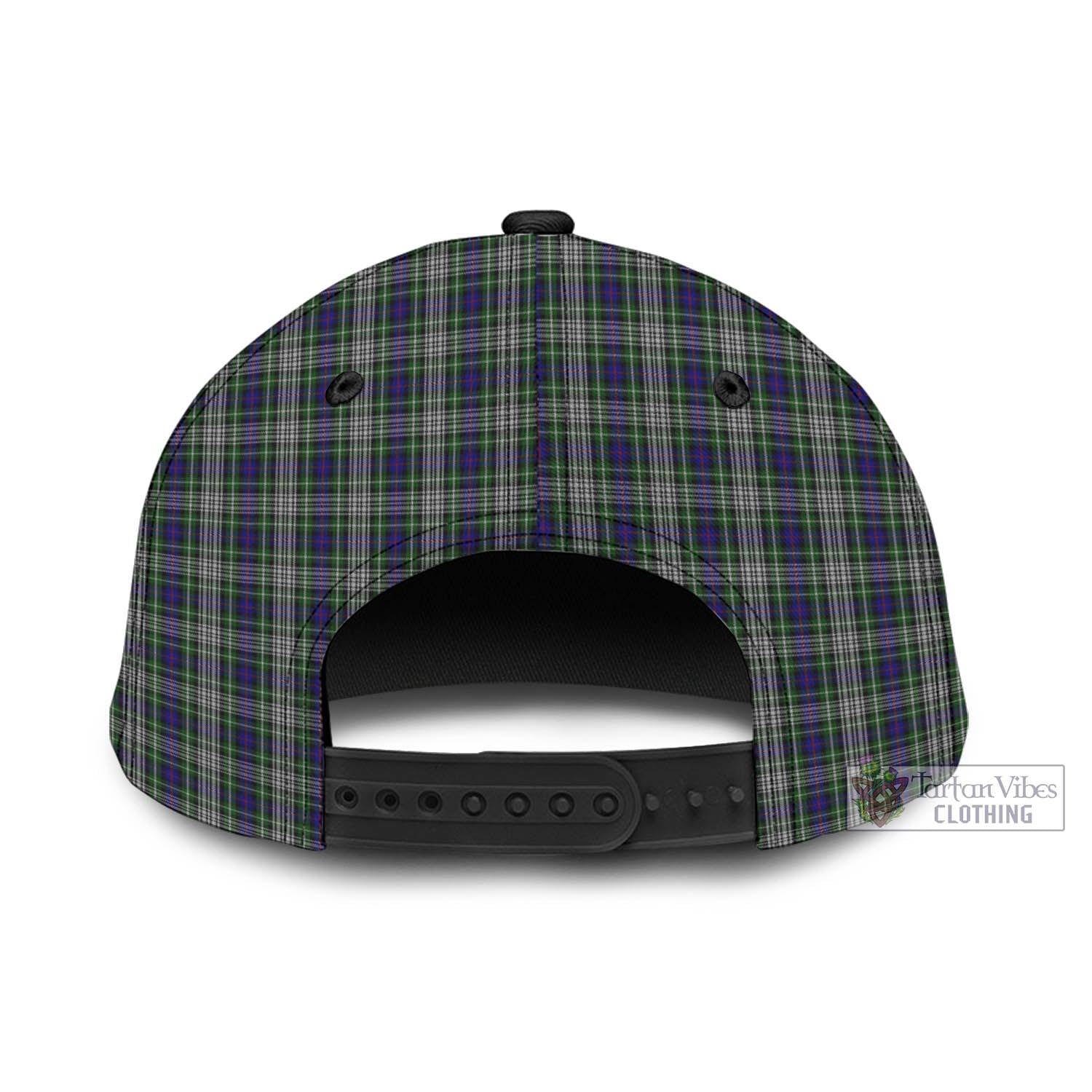 Tartan Vibes Clothing Davidson of Tulloch Dress Tartan Classic Cap with Family Crest In Me Style