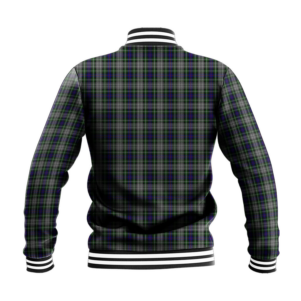 Davidson of Tulloch Dress Tartan Baseball Jacket with Family Crest - Tartan Vibes Clothing