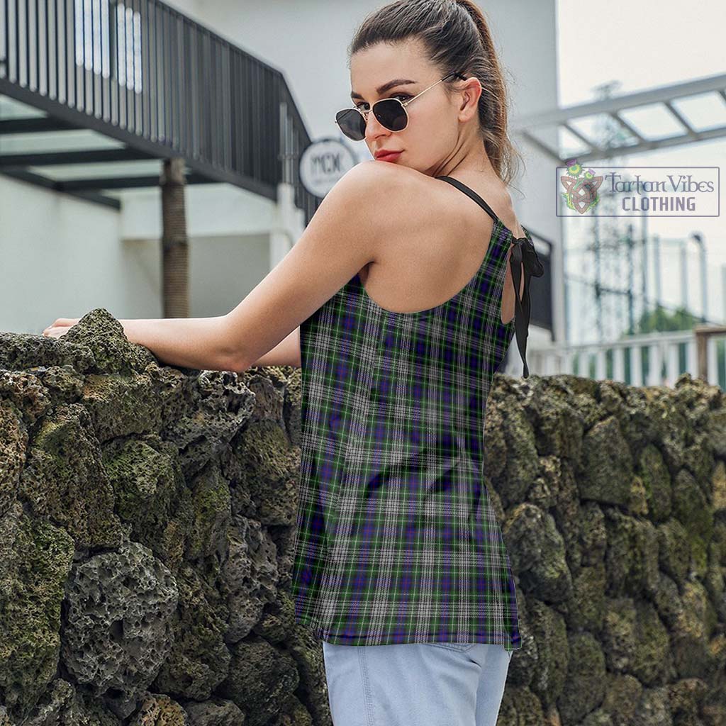 Tartan Vibes Clothing Davidson of Tulloch Dress Tartan Loose Halter Neck Camisole