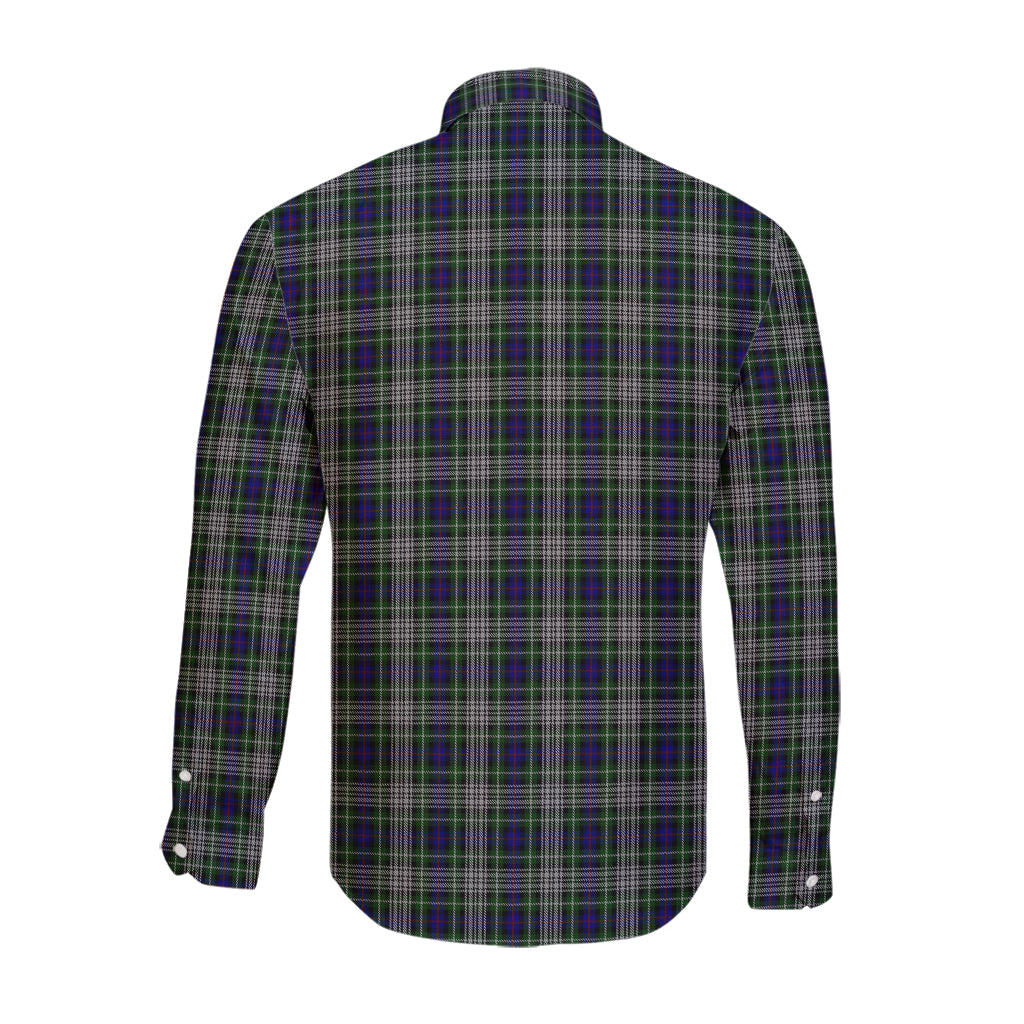 davidson-of-tulloch-dress-tartan-long-sleeve-button-up-shirt-with-family-crest