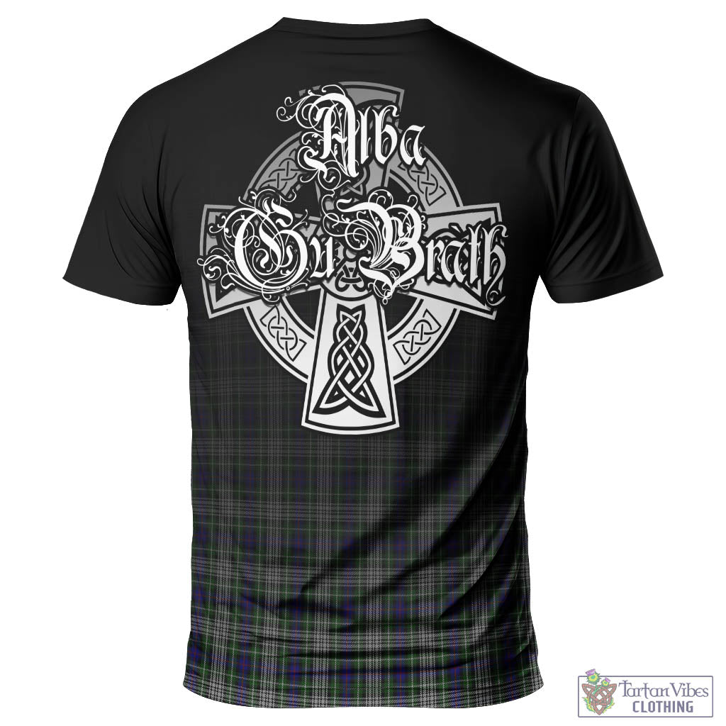 Tartan Vibes Clothing Davidson of Tulloch Dress Tartan T-Shirt Featuring Alba Gu Brath Family Crest Celtic Inspired