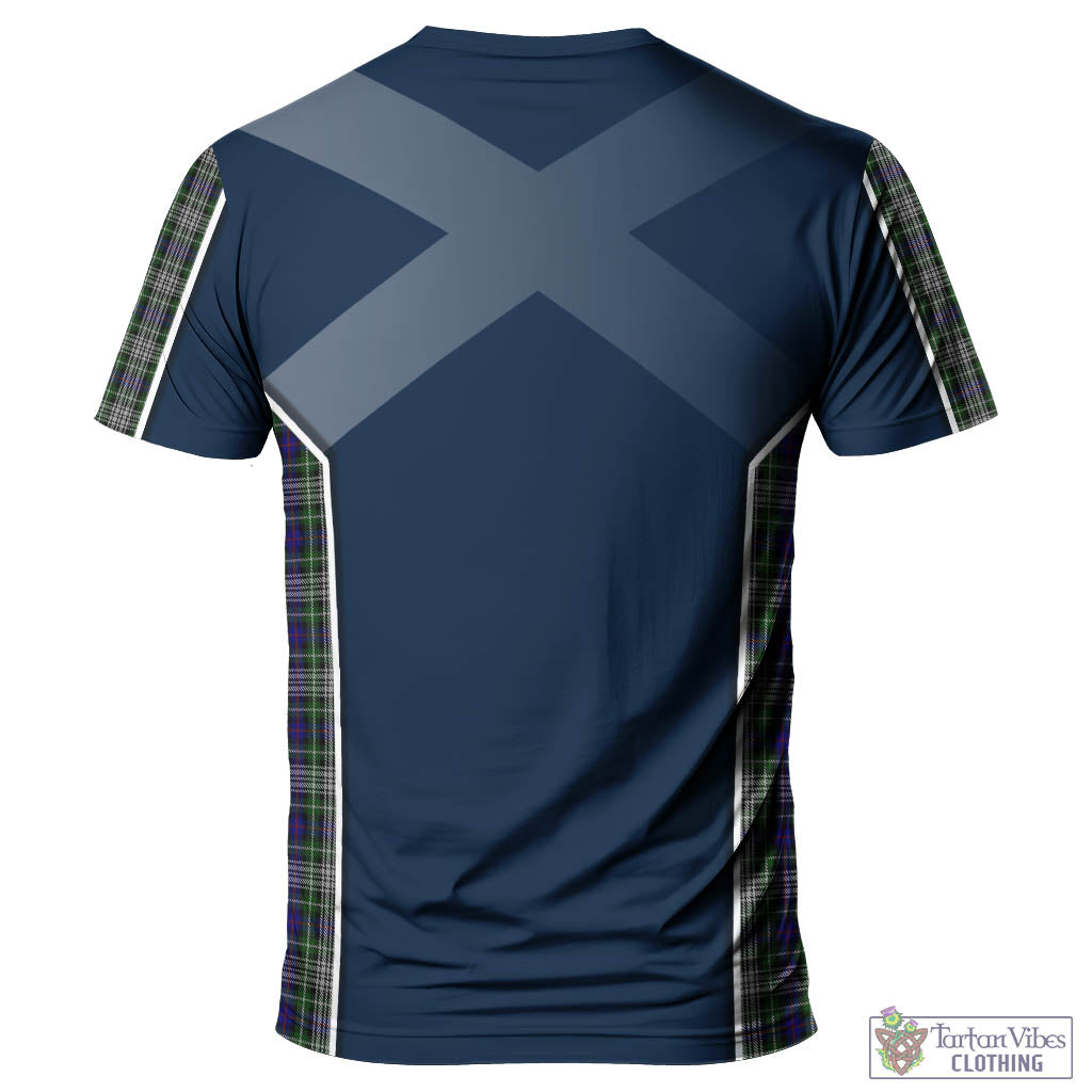 Tartan Vibes Clothing Davidson of Tulloch Dress Tartan T-Shirt with Family Crest and Lion Rampant Vibes Sport Style