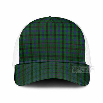 Davidson Tartan Mesh Trucker Cap One Size (Adjustable) White - Tartan Vibes Clothing