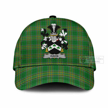 Davis Irish Clan Tartan Classic Cap with Coat of Arms