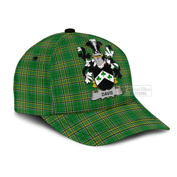 Davis Irish Clan Tartan Classic Cap with Coat of Arms