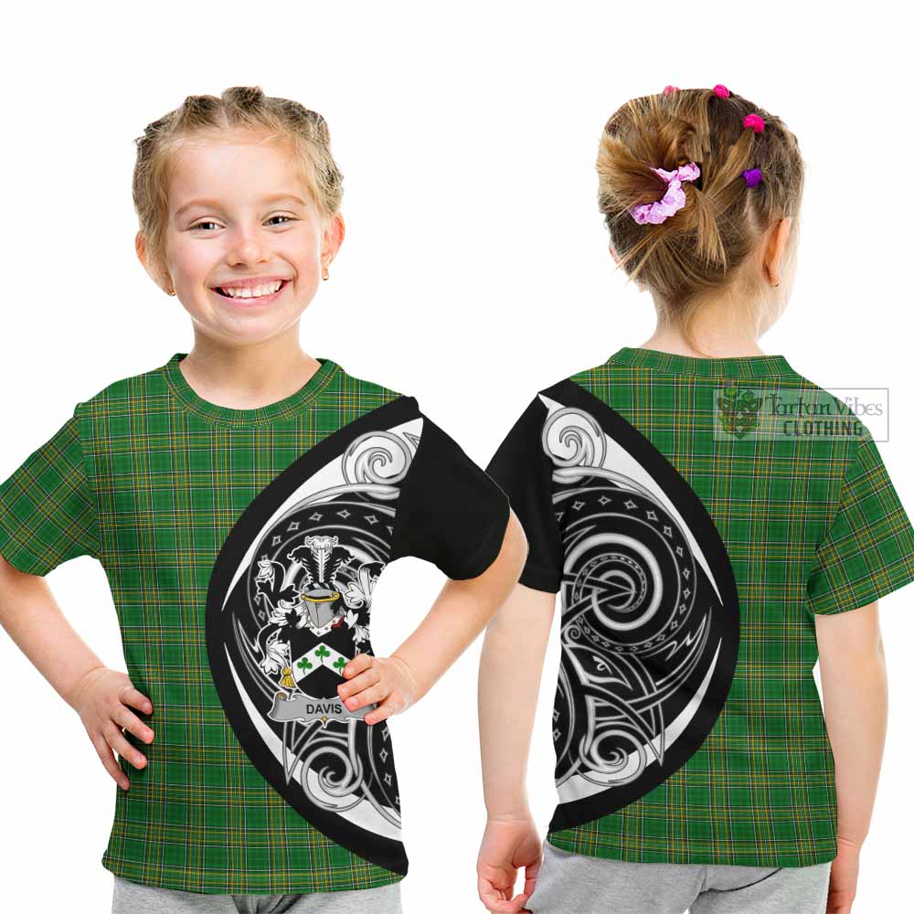 Davis Irish Clan Kid T-Shirt Celtic Circle Style - Tartan Vibes Clothing
