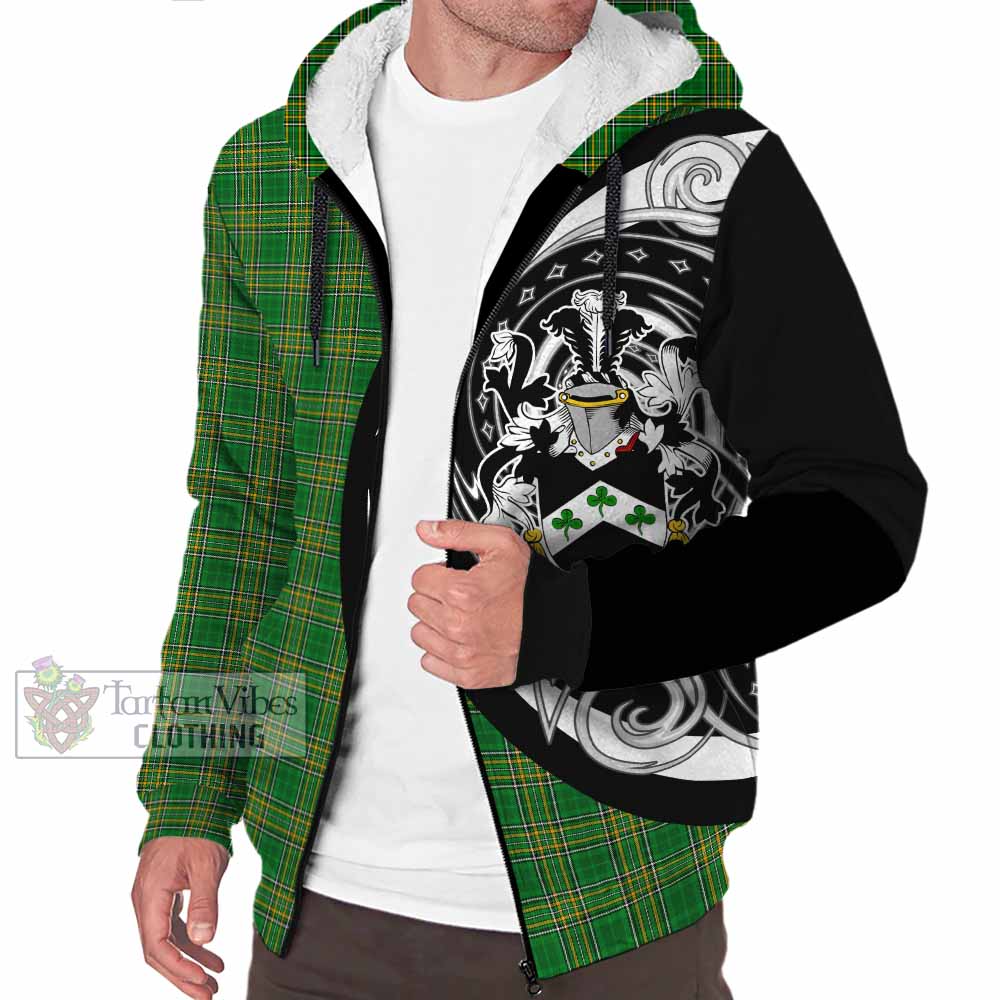 Davis Irish Clan Sherpa Hoodie Celtic Circle Style - Tartan Vibes Clothing