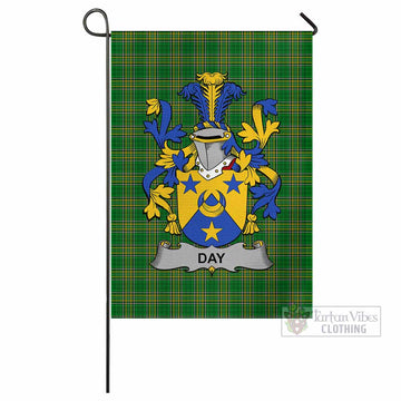 Day Irish Clan Tartan Flag with Coat of Arms