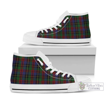 Deas Tartan High Top Shoes Kid High Top - White Sole - Tartan Vibes Clothing