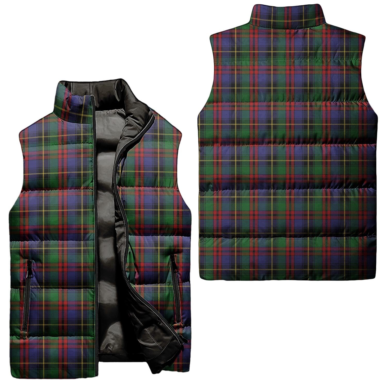 Deas Tartan Sleeveless Puffer Jacket Unisex - Tartanvibesclothing