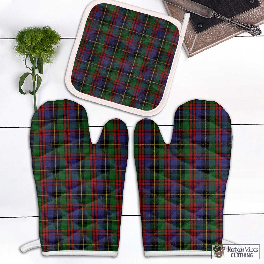 Deas Tartan Combo Oven Mitt & Pot-Holder White - Tartan Vibes Clothing