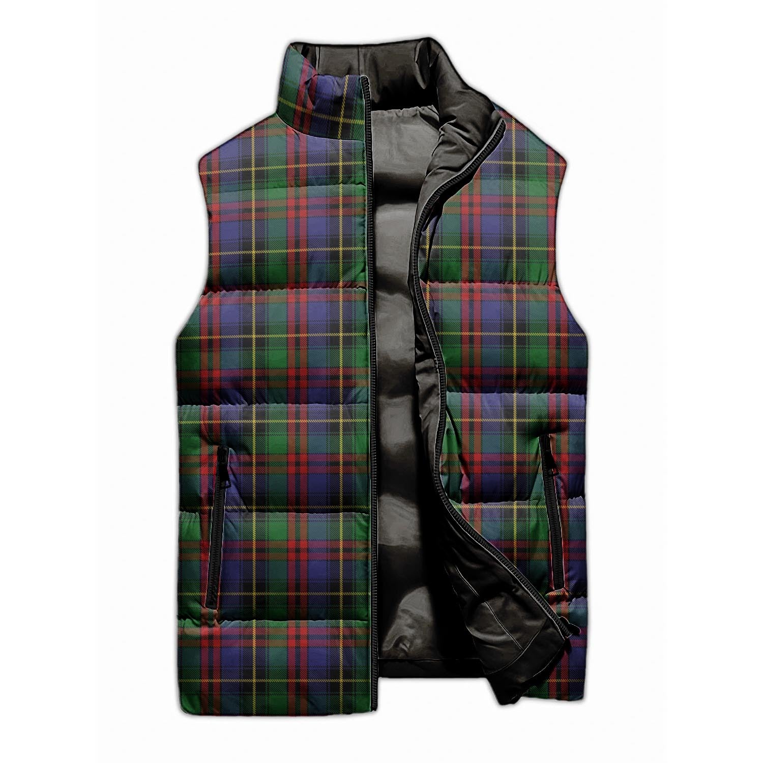 Deas Tartan Sleeveless Puffer Jacket - Tartanvibesclothing