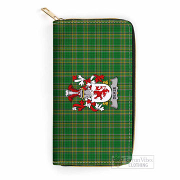 Dease Irish Clan Tartan Women's Leather Wallet with Coat of Arms One Size 19.7*10.5*3.5 cm - Tartan Vibes Clothing