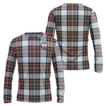 Dennistoun Tartan Long Sleeve T-Shirt with Family Crest