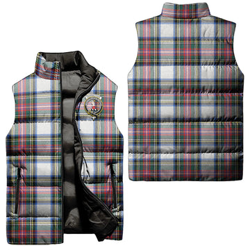 Dennistoun Tartan Sleeveless Puffer Jacket with Family Crest