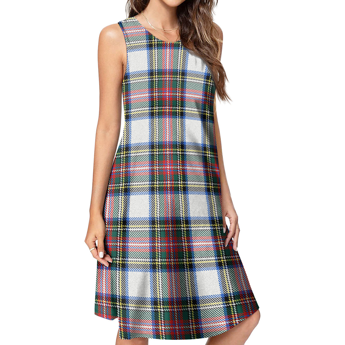 Dennistoun Tartan Womens Casual Dresses - Tartanvibesclothing