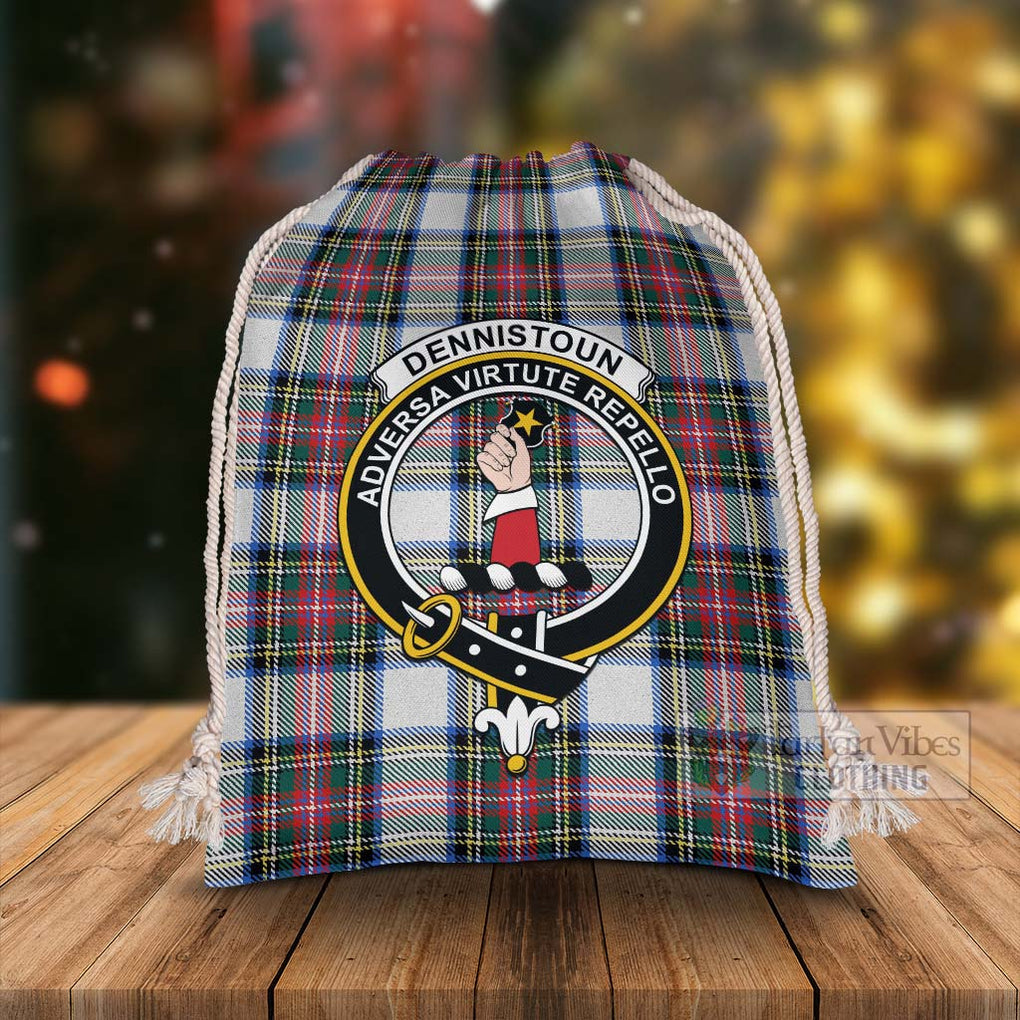 Tartan Vibes Clothing Dennistoun Tartan Christmas Santa's Bag with Family Crest