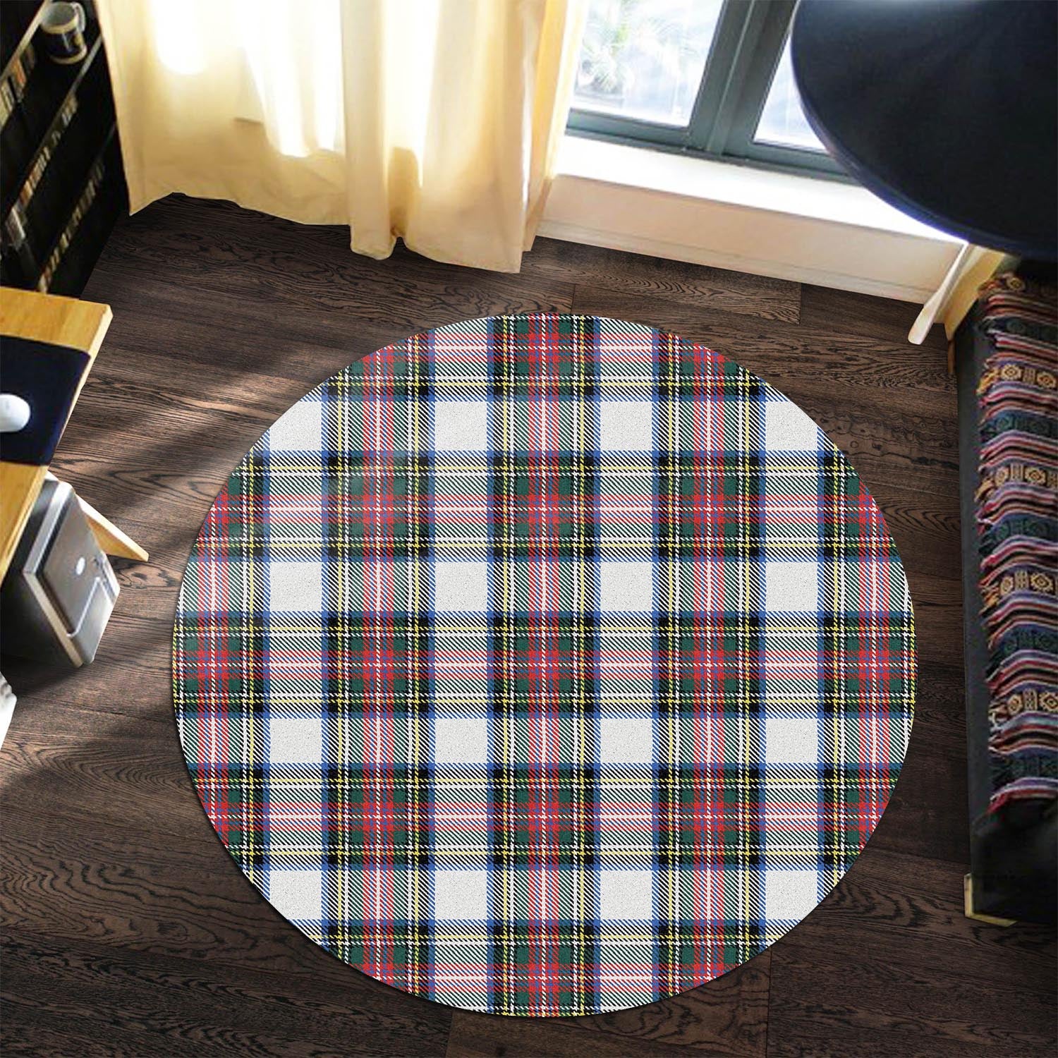 Dennistoun Tartan Round Rug - Tartanvibesclothing