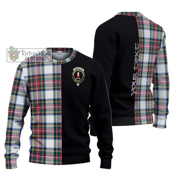 Dennistoun Tartan Ugly Sweater with Family Crest and Half Of Me Style