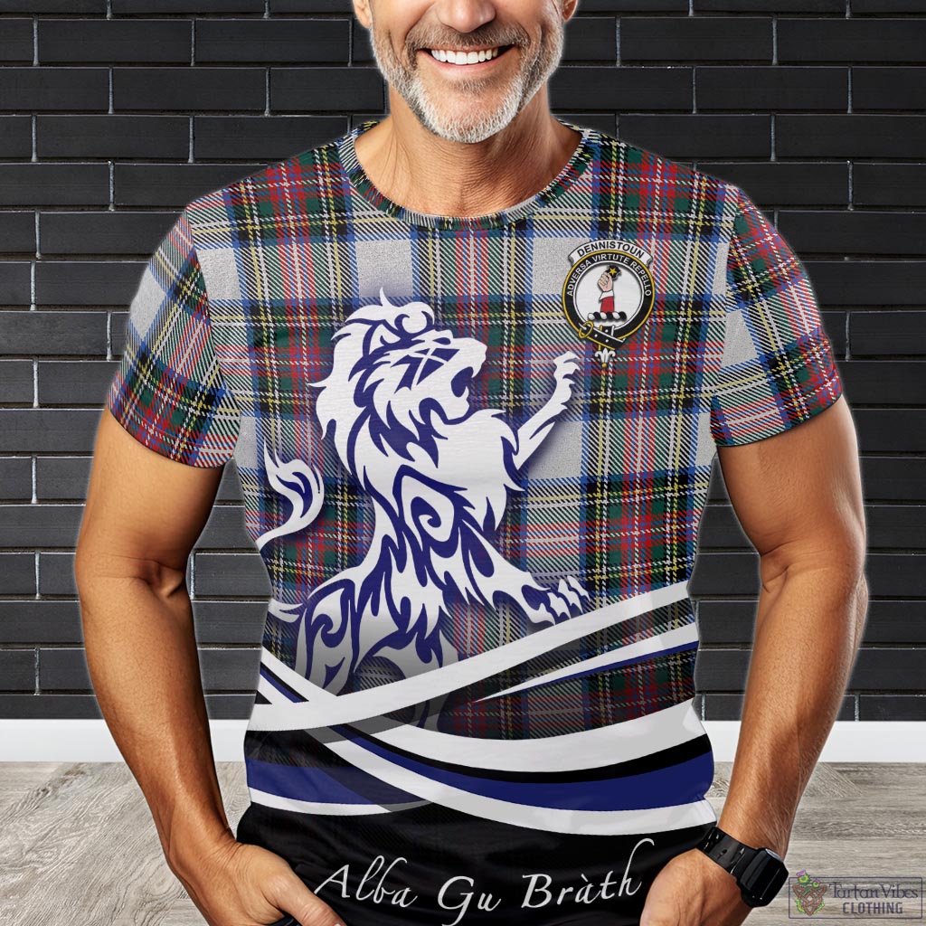 dennistoun-tartan-t-shirt-with-alba-gu-brath-regal-lion-emblem