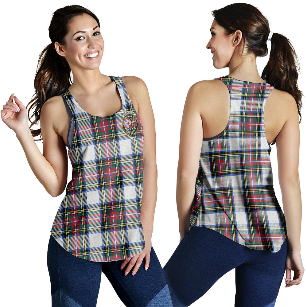 dennistoun-tartan-women-racerback-tanks-with-family-crest