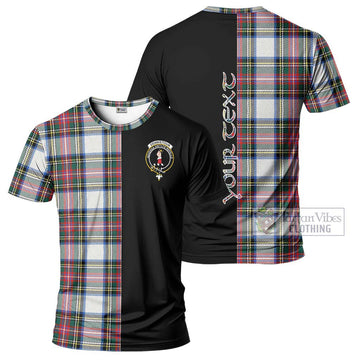 Dennistoun Tartan T-Shirt with Family Crest and Half Of Me Style