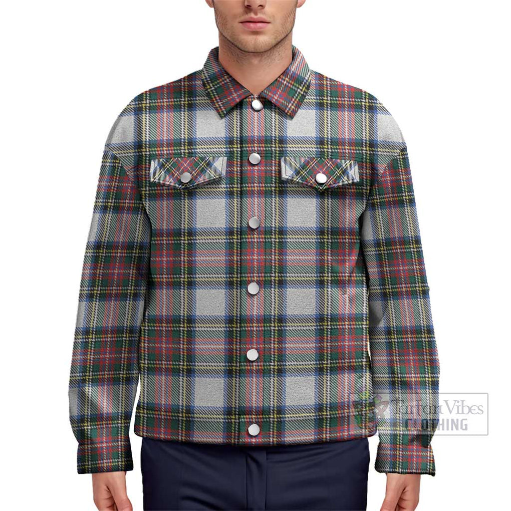 Dennistoun Tartan Unisex Lapel Cotton Jacket Unisex - Tartan Vibes Clothing