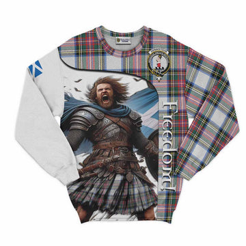 Dennistoun Crest Tartan Sweatshirt Inspired by the Freedom of Scottish Warrior Unisex - Tartan Vibes Clothing