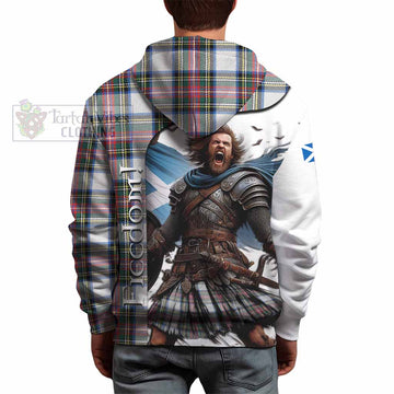 Dennistoun Crest Tartan Hoodie Inspired by the Freedom of Scottish Warrior - Tartan Vibes Clothing