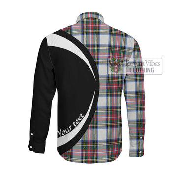 Dennistoun Tartan Long Sleeve Button Up with Family Crest Circle Style