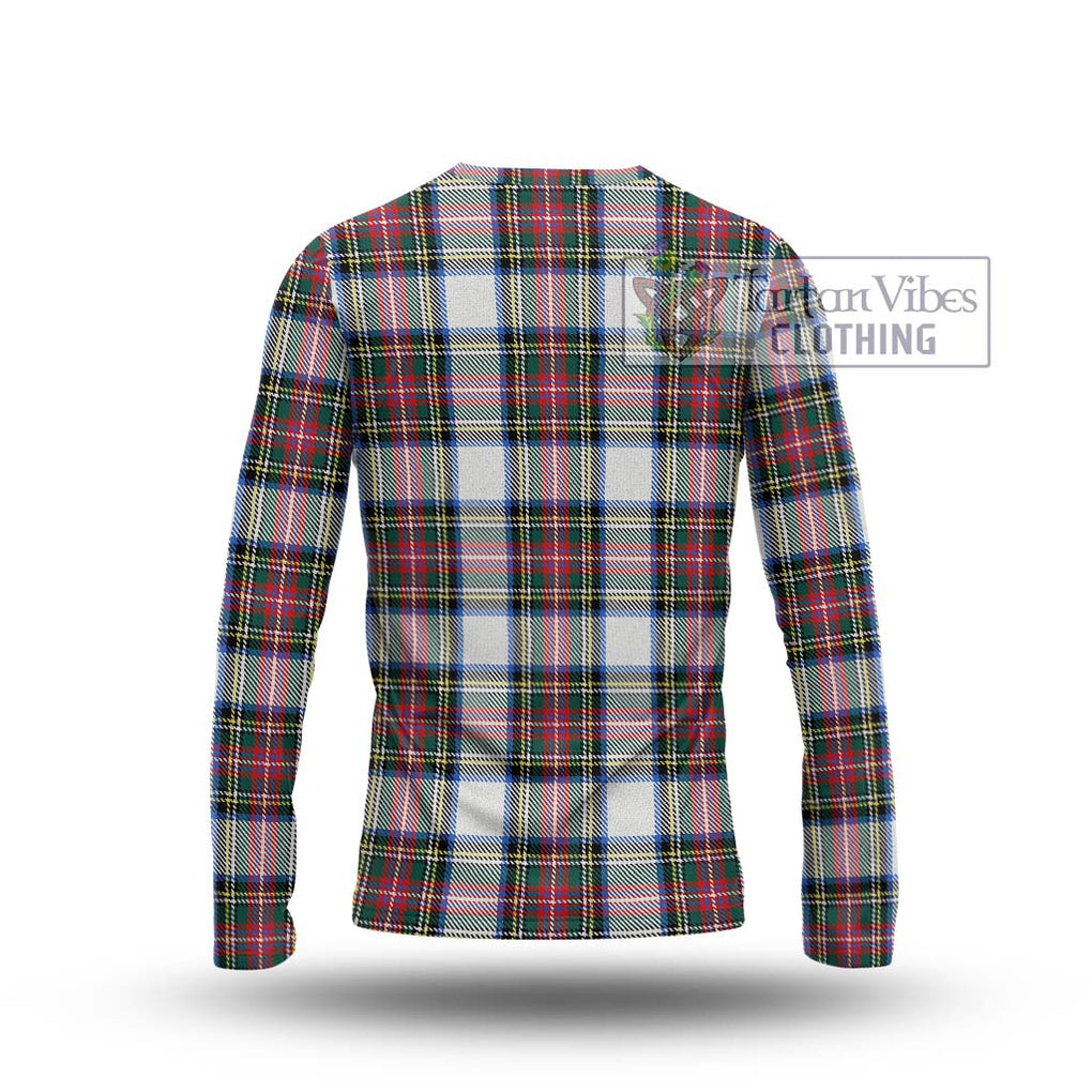 Dennistoun Tartan Long Sleeve T-Shirt with Family Crest DNA In Me Style - Tartanvibesclothing Shop