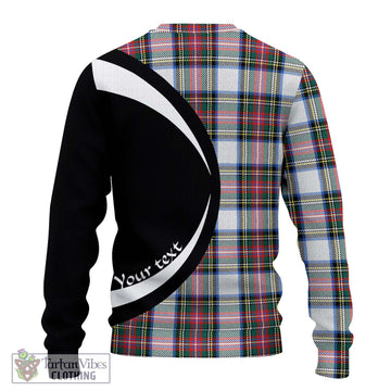 Dennistoun Tartan Ugly Sweater with Family Crest Circle Style