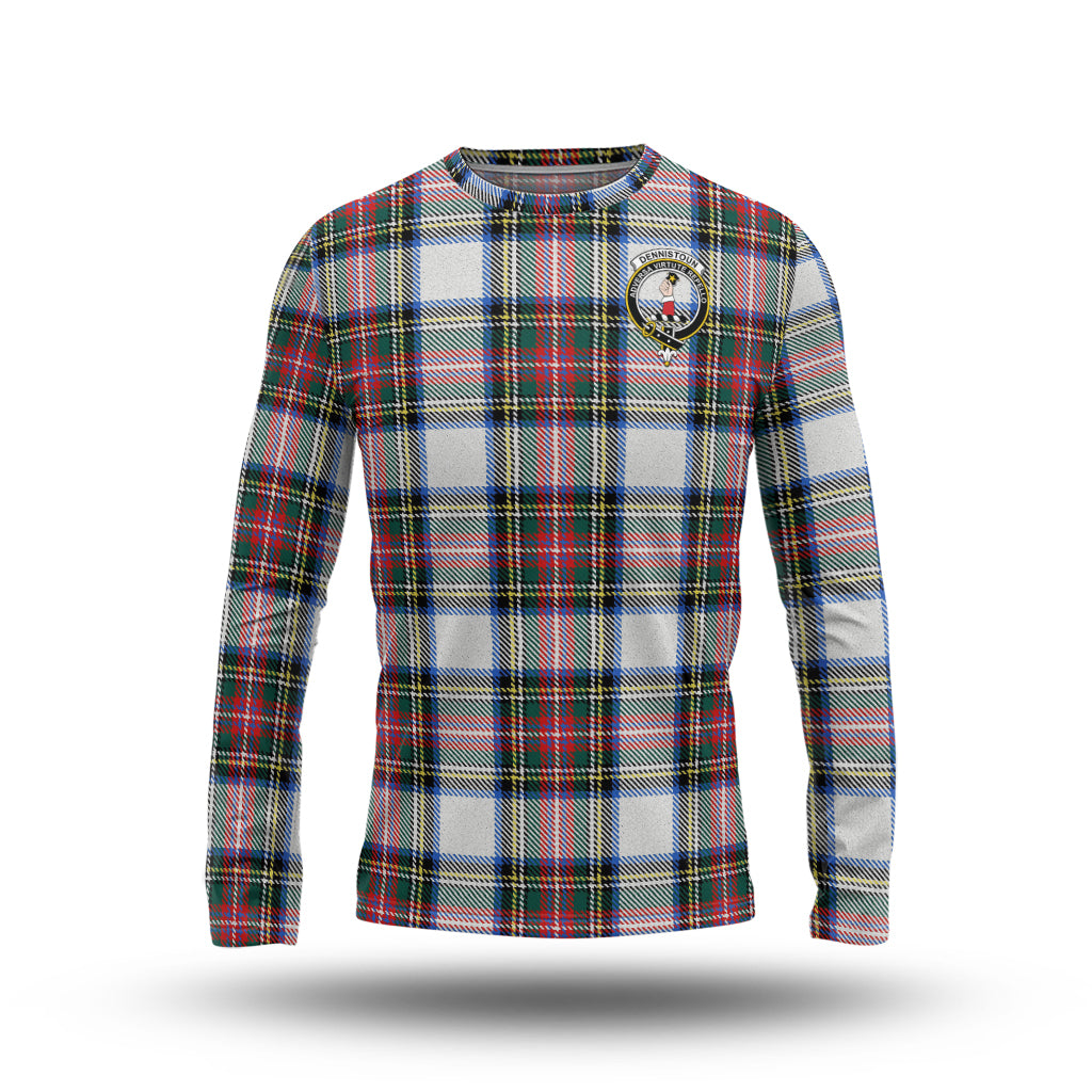 dennistoun-tartan-long-sleeve-t-shirt-with-family-crest