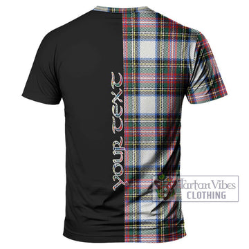 Dennistoun Tartan T-Shirt with Family Crest and Half Of Me Style