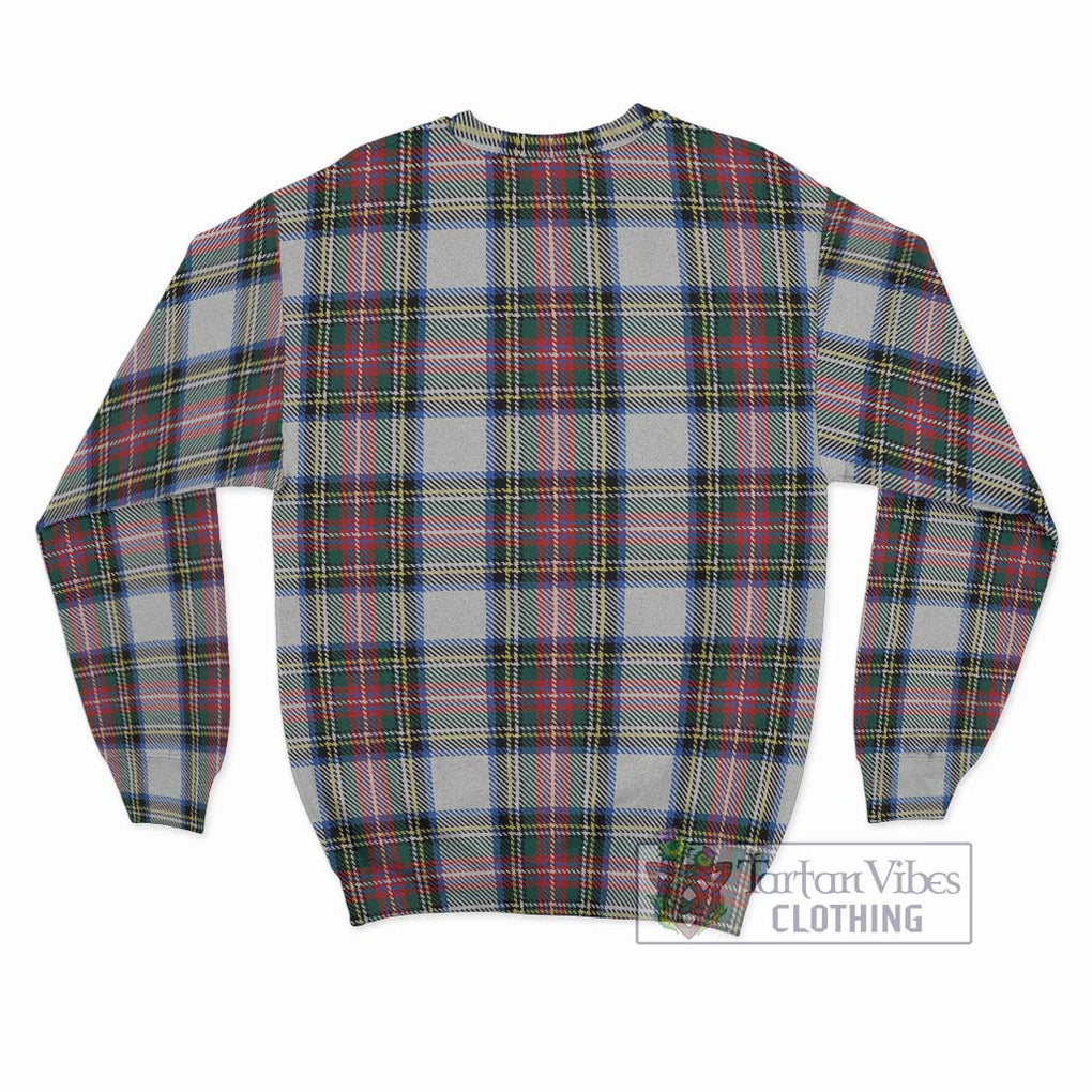 Dennistoun Tartan Sweatshirt with Family Crest DNA In Me Style - Tartanvibesclothing Shop