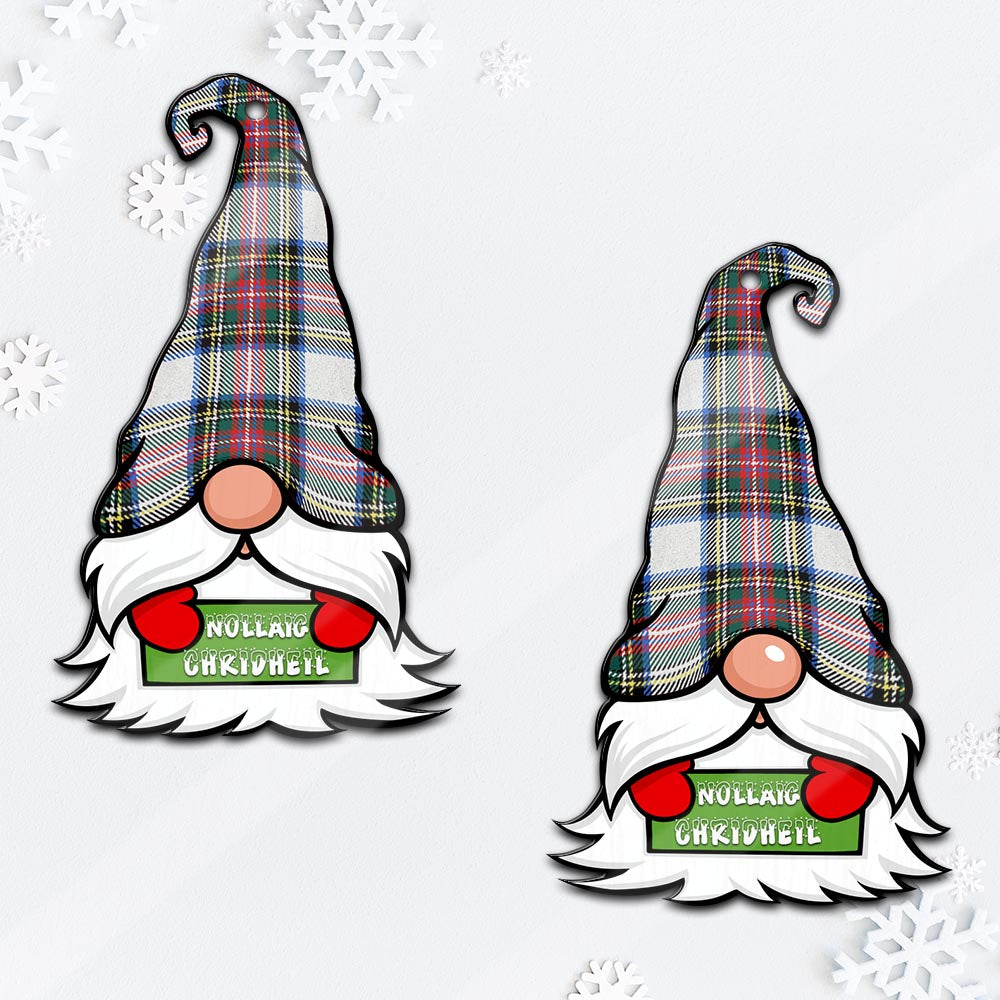 Dennistoun Gnome Christmas Ornament with His Tartan Christmas Hat - Tartan Vibes Clothing