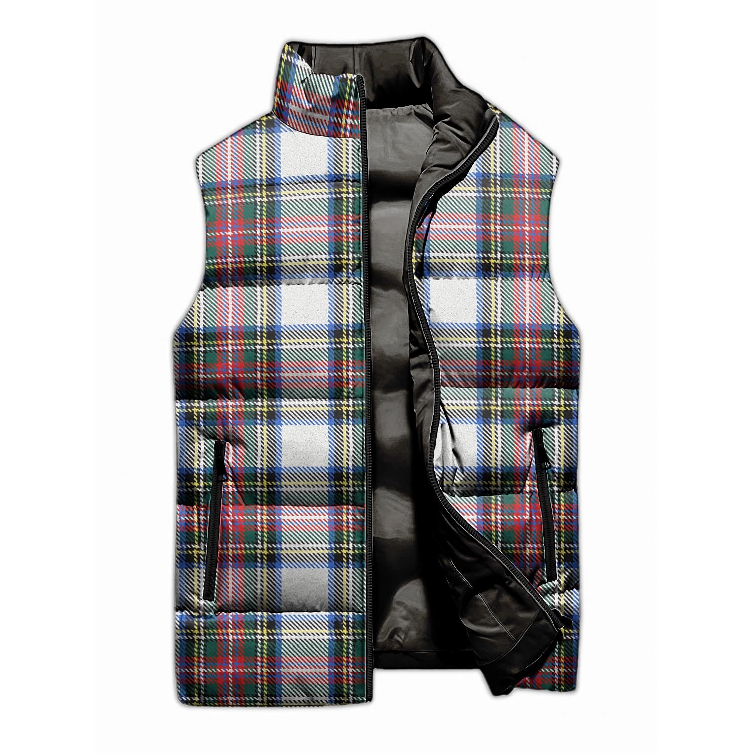 Dennistoun Tartan Sleeveless Puffer Jacket - Tartanvibesclothing