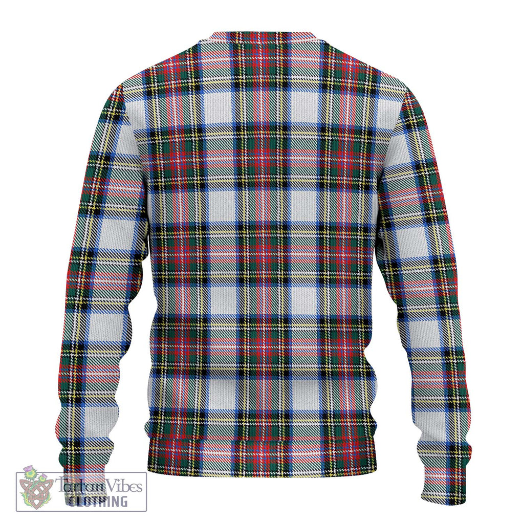 Dennistoun Tartan Knitted Sweater with Family Crest DNA In Me Style - Tartanvibesclothing Shop