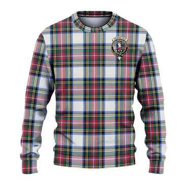 Dennistoun Tartan Ugly Sweater with Family Crest