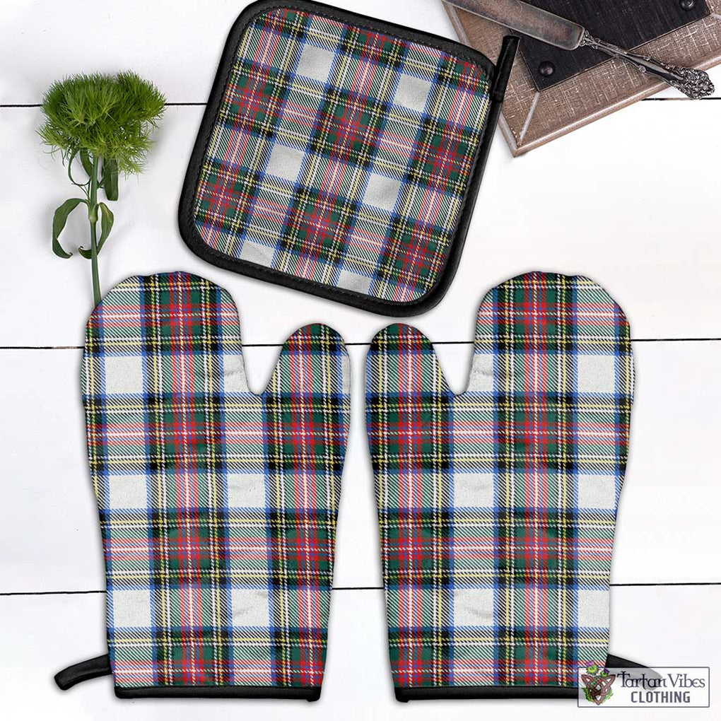 Dennistoun Tartan Combo Oven Mitt & Pot-Holder Black - Tartan Vibes Clothing