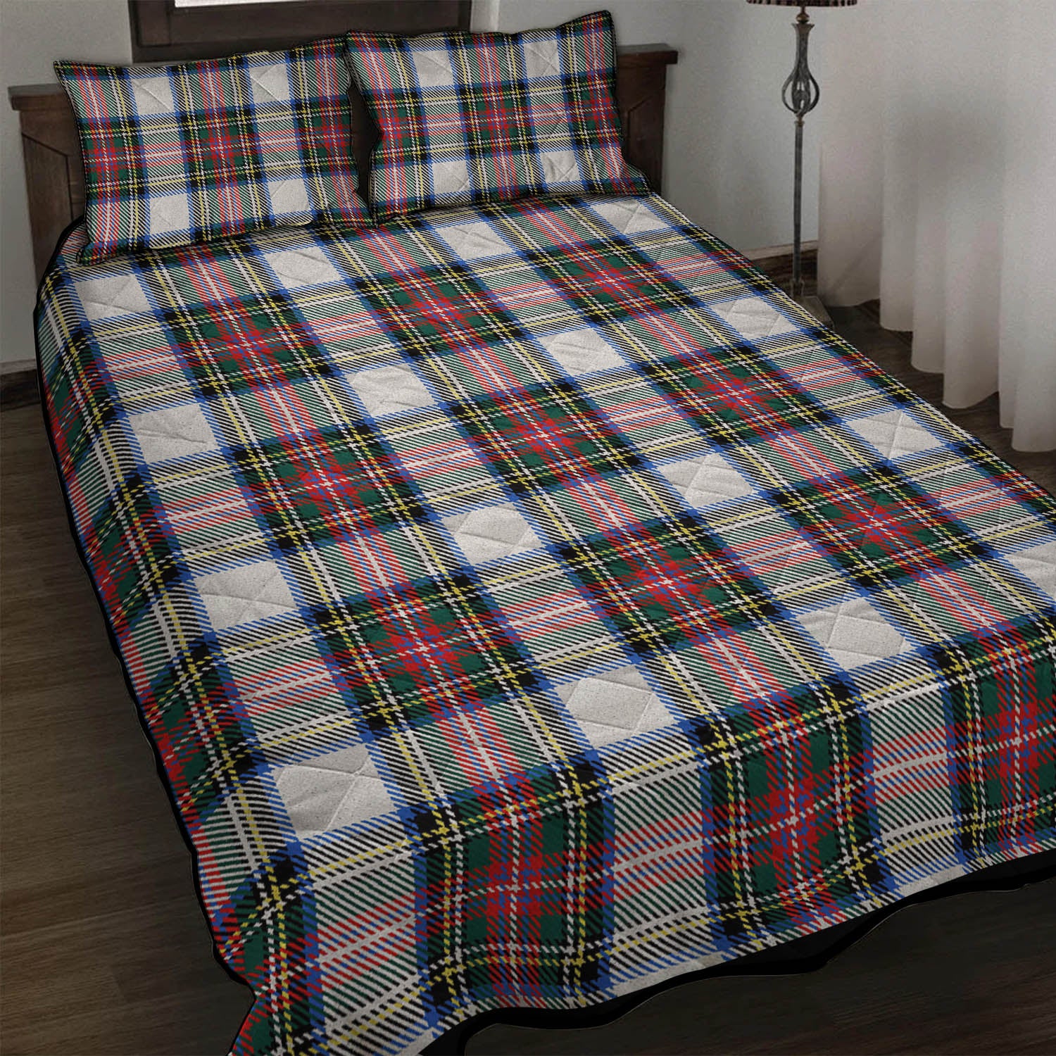 Dennistoun Tartan Quilt Bed Set - Tartan Vibes Clothing