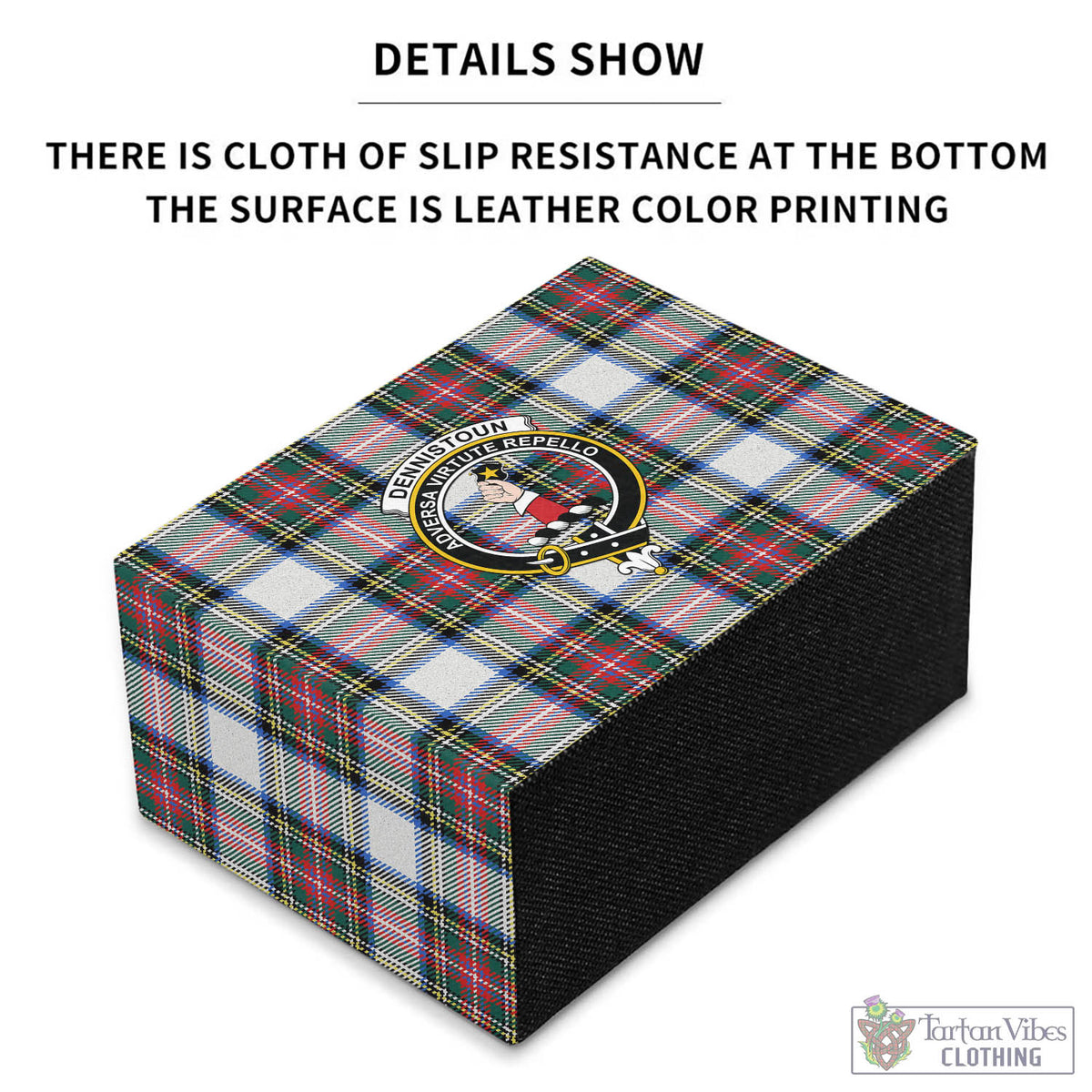 Dennistoun Tartan Pen Holder with Family Crest - Tartan Vibes Clothing