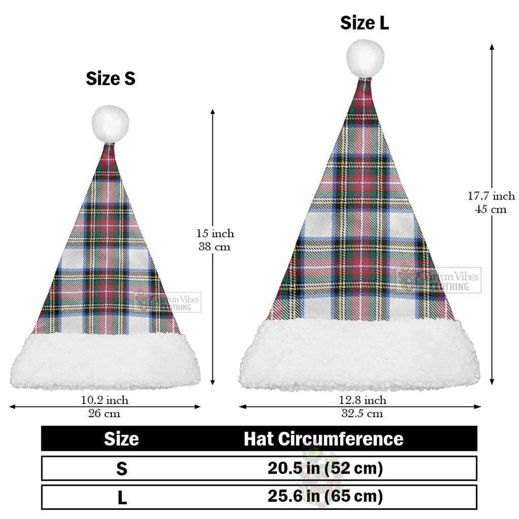 Tartan Vibes Clothing Dennistoun Tartan Christmas Santa Hats