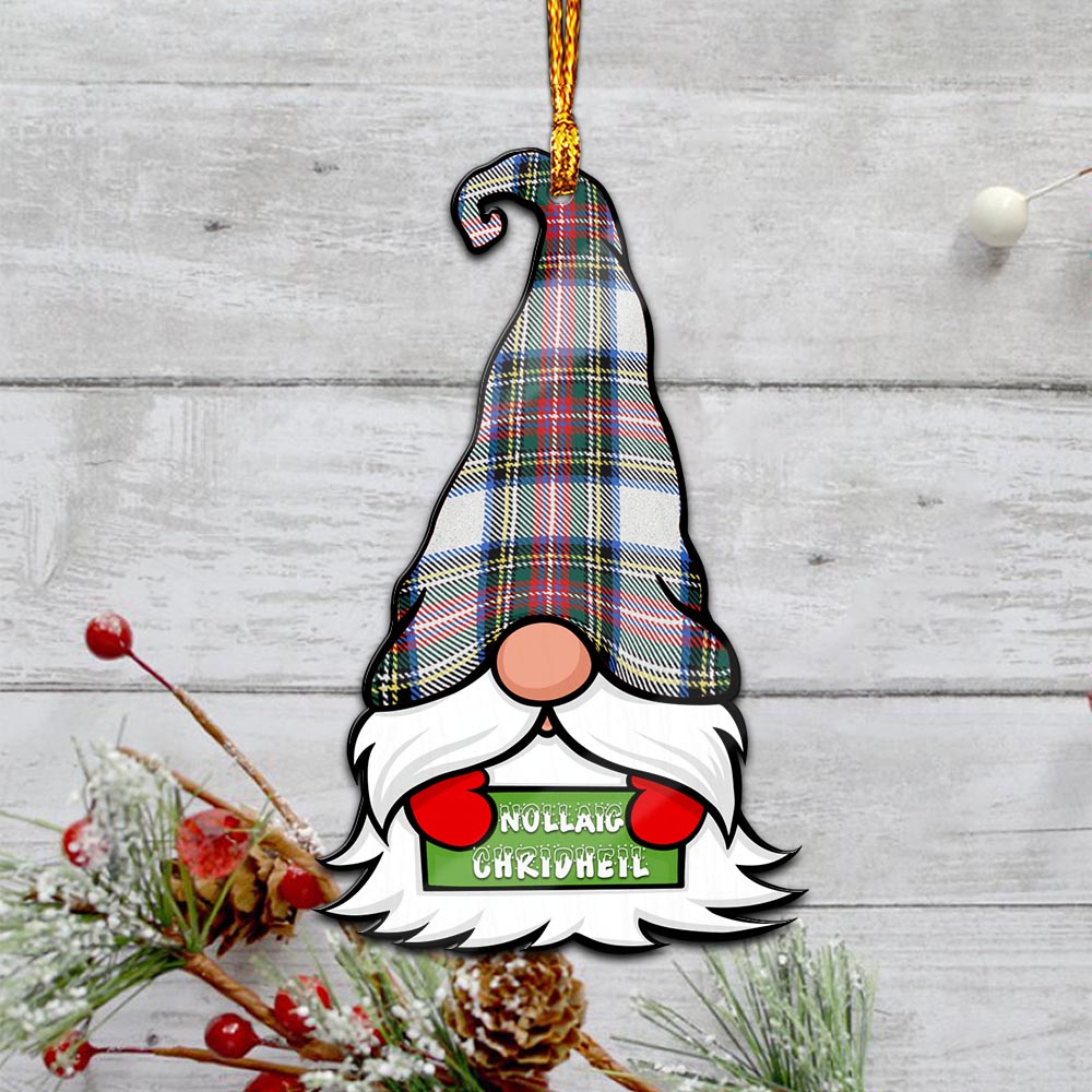 Dennistoun Gnome Christmas Ornament with His Tartan Christmas Hat - Tartan Vibes Clothing