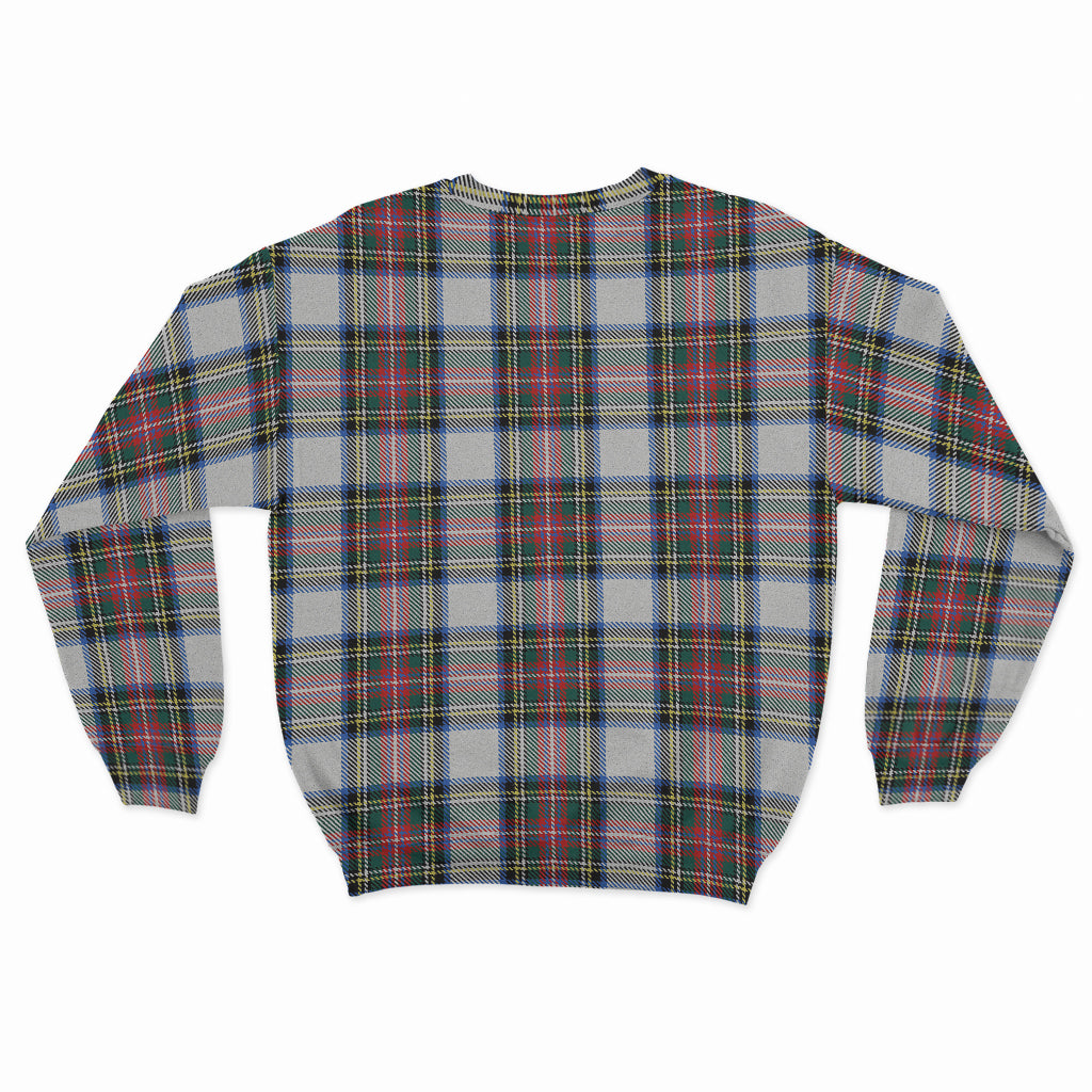 Dennistoun Tartan Sweatshirt with Family Crest - Tartan Vibes Clothing